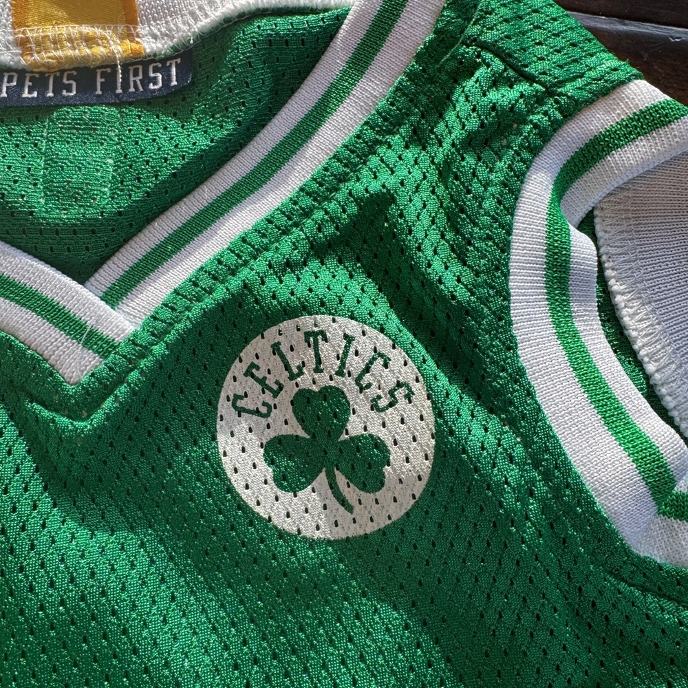 NBA Green Celtics Dog  Jersey - Picture 7 of 9